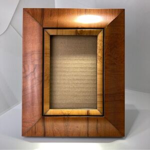 Martin Aborn hand finished Burl Wood Picture Frame